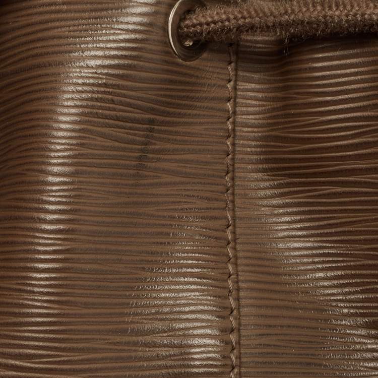 Pre Owned Louis Vuitton Khaki Epi Leather Christopher PM Backpack