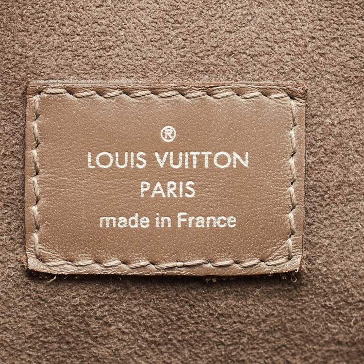 Pre Owned Louis Vuitton Khaki Epi Leather Christopher PM Backpack