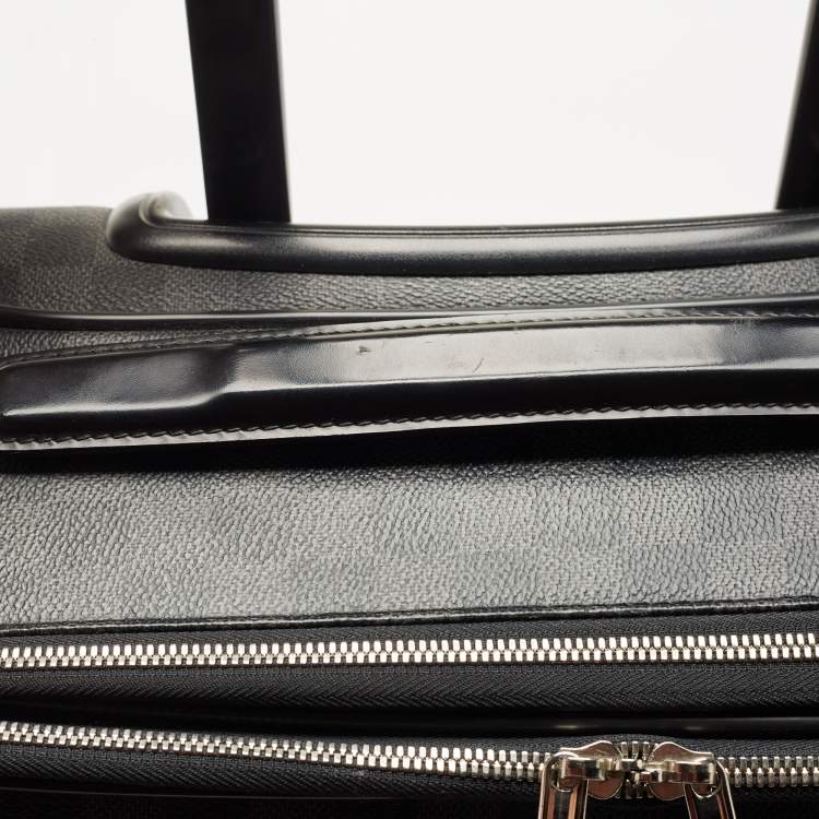 Pre Owned Louis Vuitton Damier Graphite Canvas Pegase Business 55 Luggage