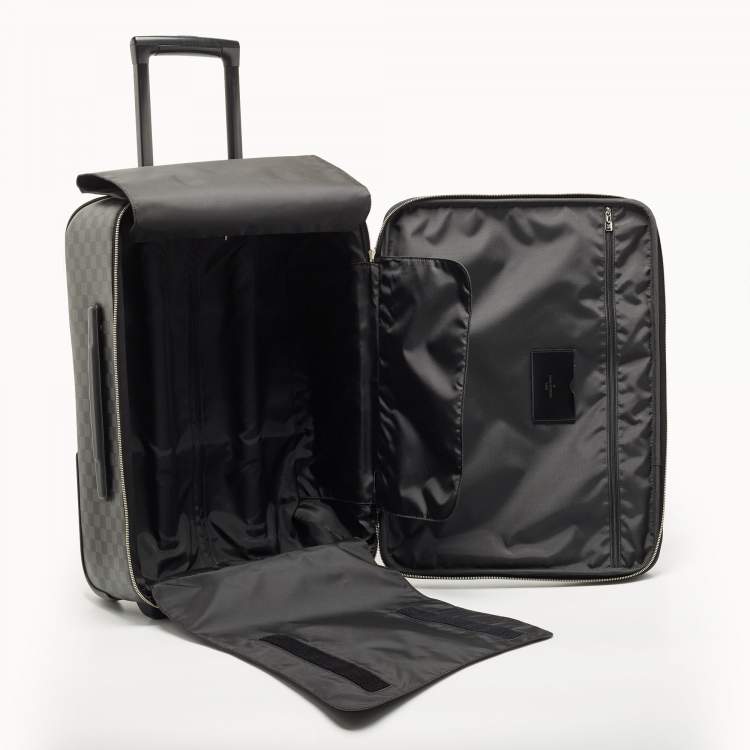 Pre Owned Louis Vuitton Damier Graphite Canvas Pegase Business 55 Luggage