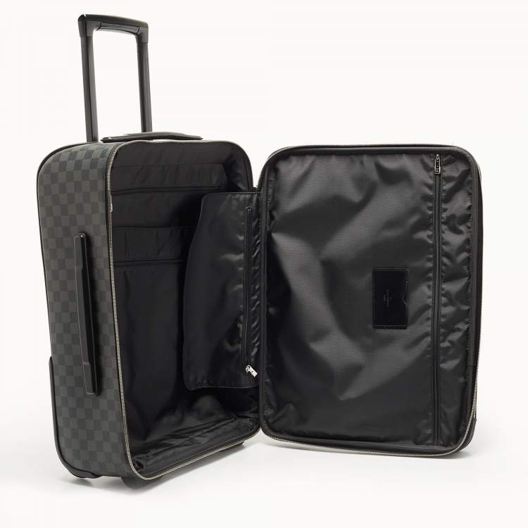 Pre Owned Louis Vuitton Damier Graphite Canvas Pegase Business 55 Luggage