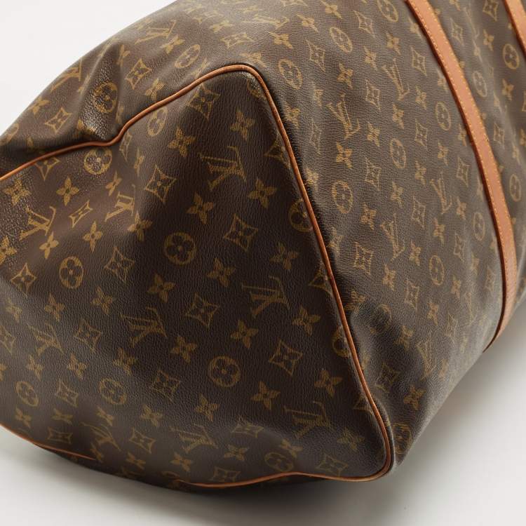 Pre Owned Louis Vuitton Monogram Canvas Keepall 55 Bag