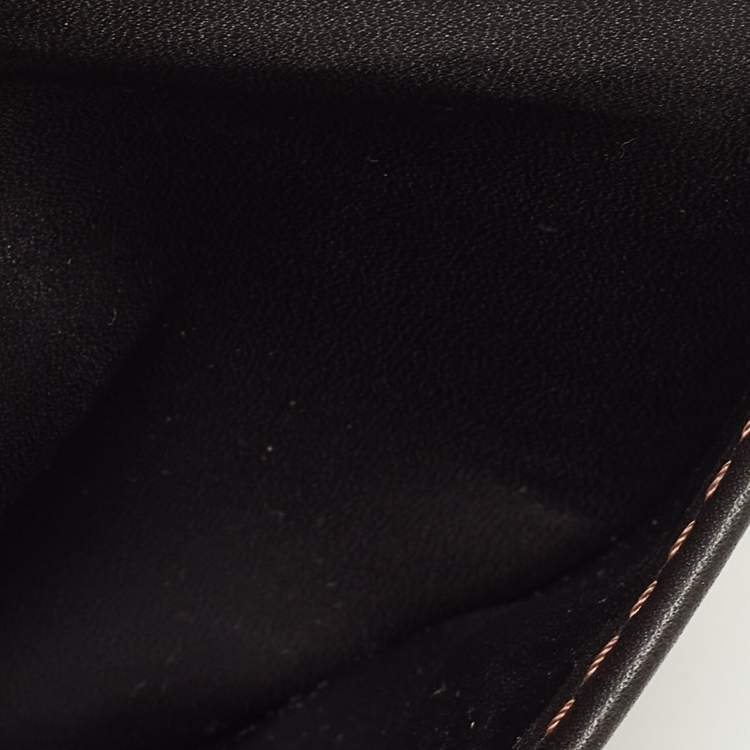 Pre Owned Louis Vuitton Coffee Utah Leather Pocket Organizer