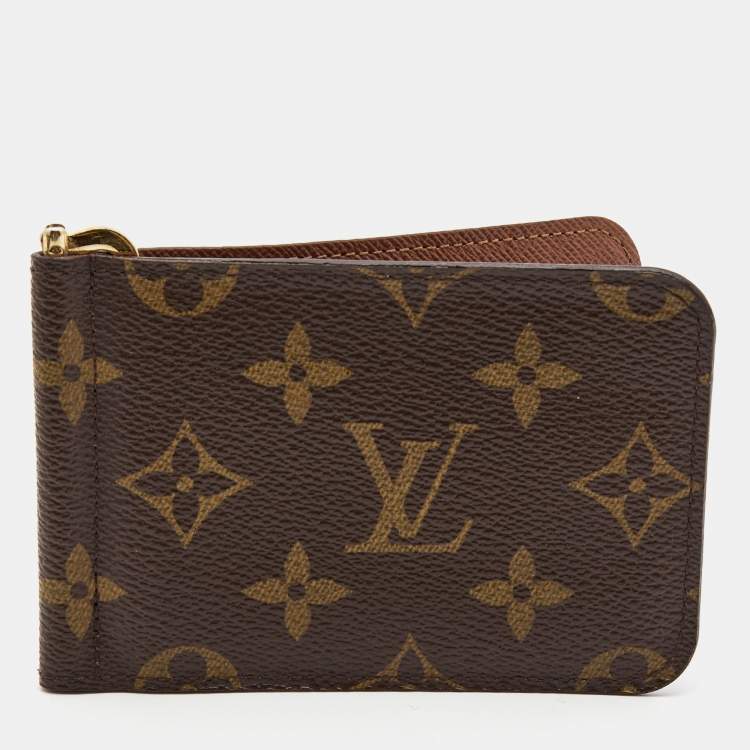 Louis Vuitton Damier Ebene Canvas Pince Money Clip Card Holder Louis  Vuitton | The Luxury Closet