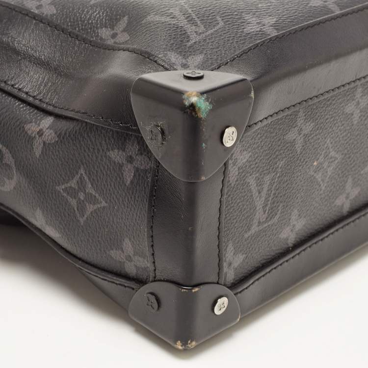 Pre Owned Louis Vuitton Monogram Eclipse Canvas Soft Trunk Bag