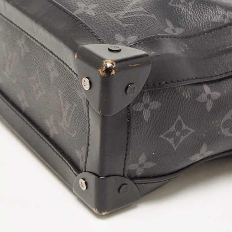 Pre Owned Louis Vuitton Monogram Eclipse Canvas Soft Trunk Bag