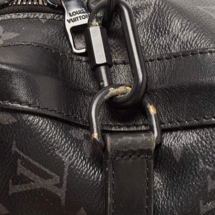 Pre Owned Louis Vuitton Monogram Eclipse Canvas Soft Trunk Bag