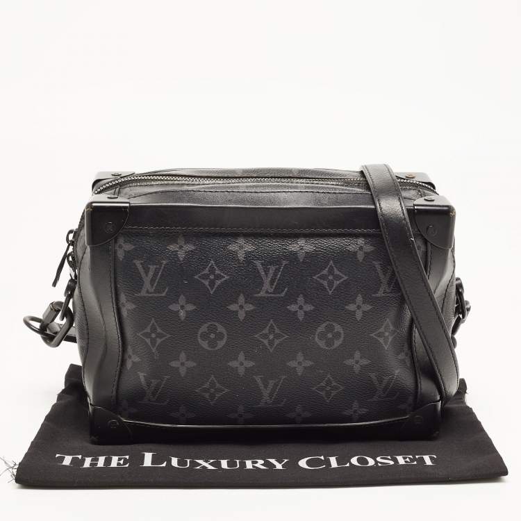 Pre Owned Louis Vuitton Monogram Eclipse Canvas Soft Trunk Bag