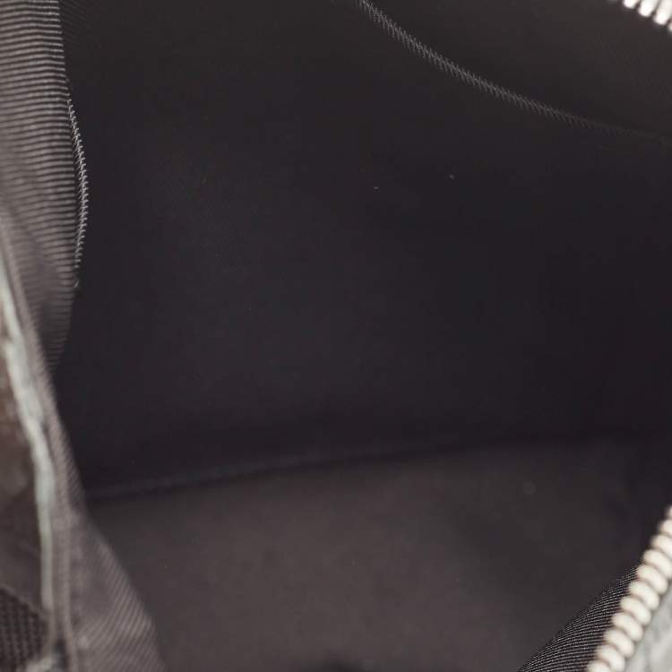 Pre Owned Louis Vuitton Black Damier Leather Infini Discovery BB Messenger Bag