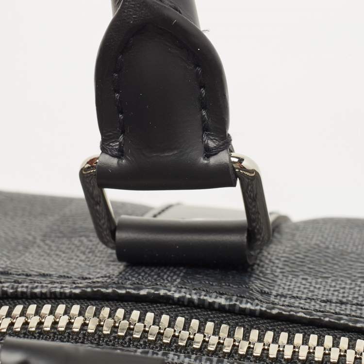 Pre Owned Louis Vuitton Damier Graphite Canvas Keepall Bandoulière 45 Bag