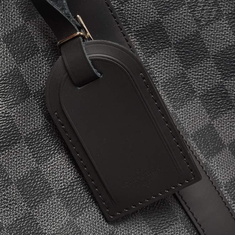 Pre Owned Louis Vuitton Damier Graphite Canvas Keepall Bandoulière 45 Bag