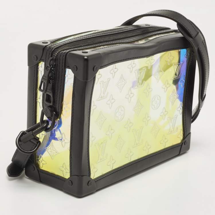 Pre Owned Louis Vuitton Black Monogram Prism Legacy Soft Trunk Bag