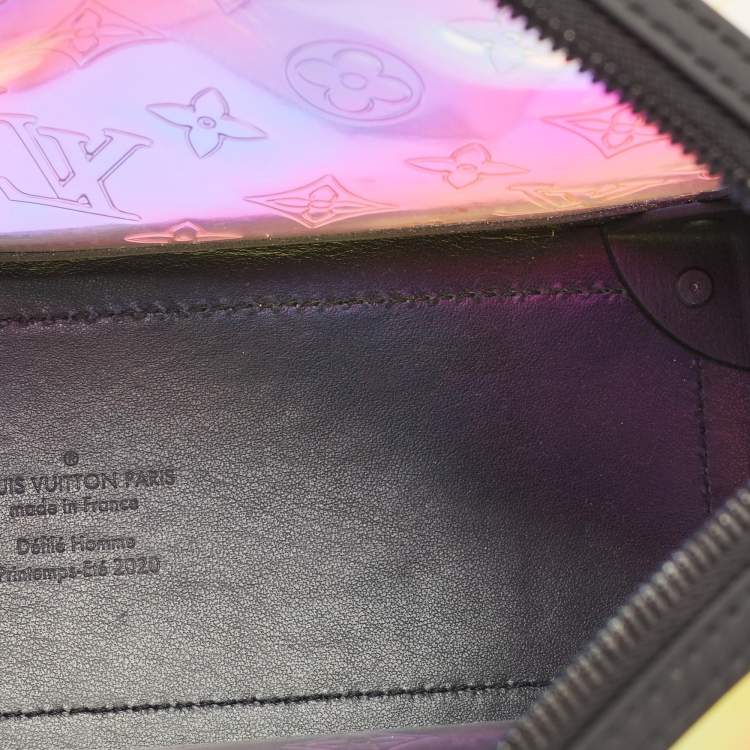 Pre Owned Louis Vuitton Black Monogram Prism Legacy Soft Trunk Bag
