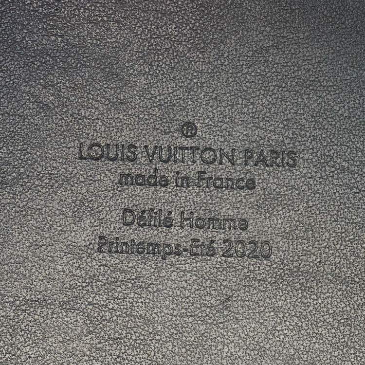 Pre Owned Louis Vuitton Black Monogram Prism Legacy Soft Trunk Bag