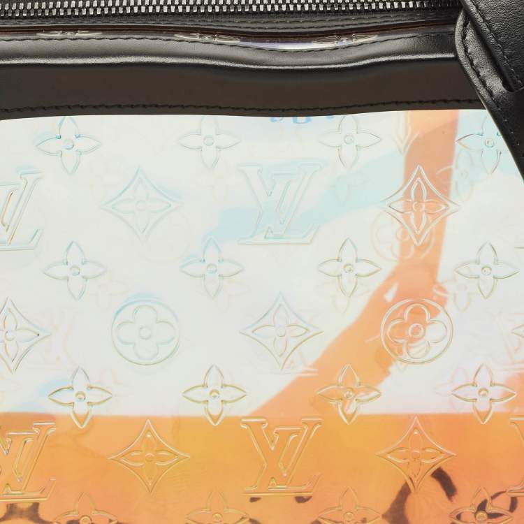 Pre Owned Louis Vuitton Black Monogram Prism Legacy Soft Trunk Bag