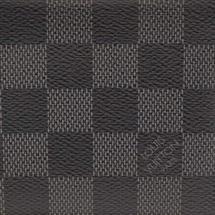 Pre Owned Louis Vuitton Damier Graphite Canvas Multiple Wallet