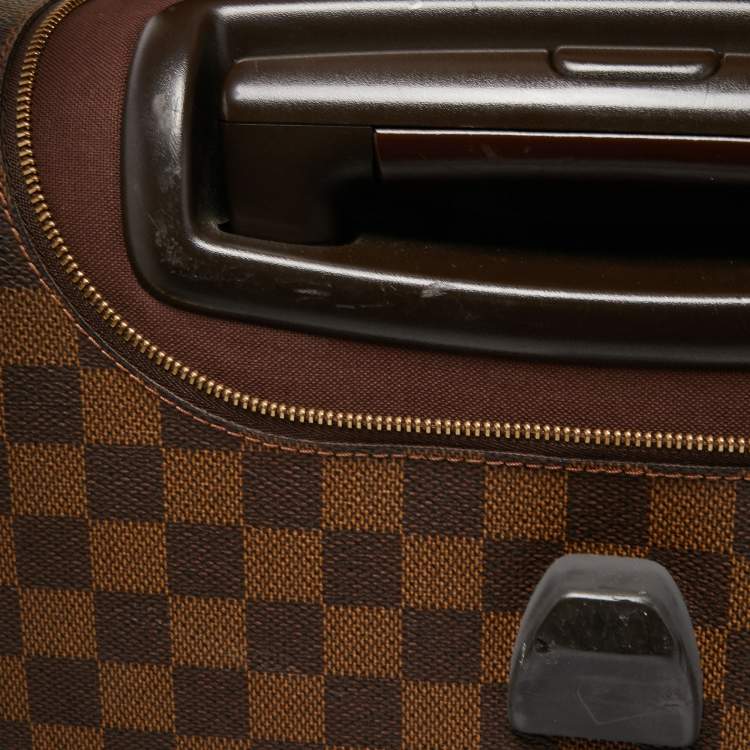 Pre Owned Louis Vuitton Damier Ebene Canvas Eole 50 Rolling Luggage