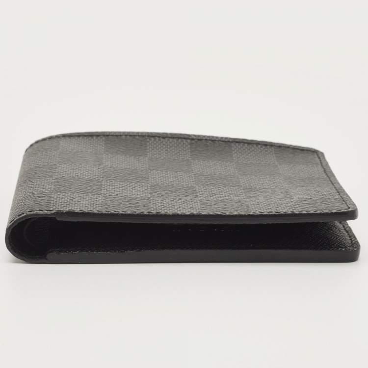 Pre Owned Louis Vuitton Damier Cobalt Canvas Multiple Bifold Wallet