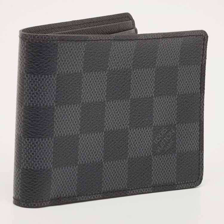 Pre Owned Louis Vuitton Damier Cobalt Canvas Multiple Bifold Wallet