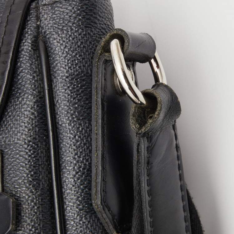 Pre Owned Louis Vuitton Damier Graphite Canvas District MM Bag