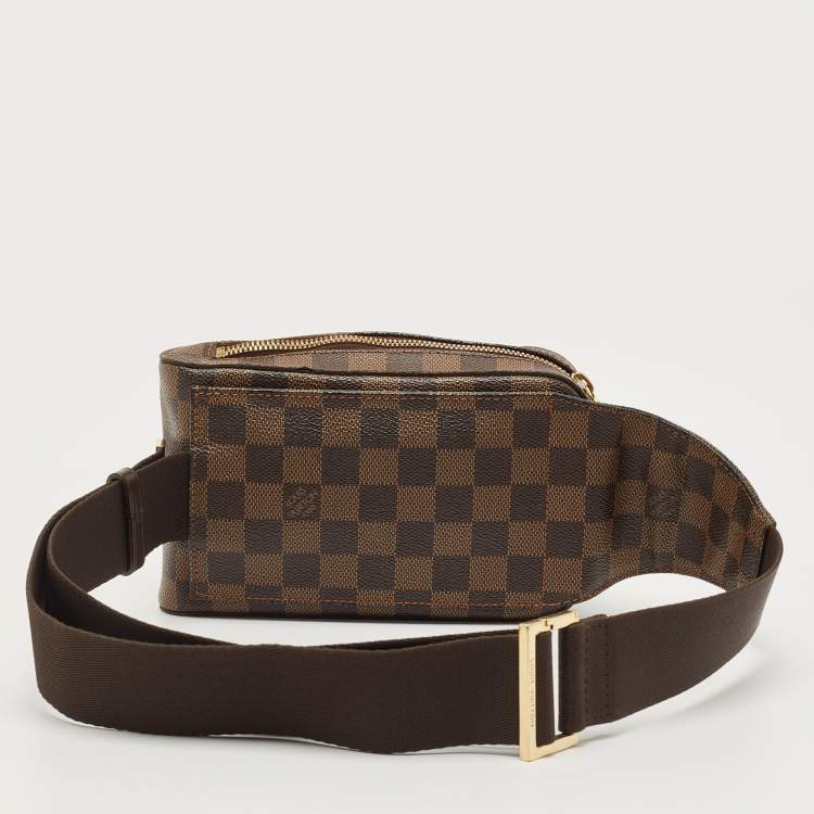 Pre Owned Louis Vuitton Damier Ebene Canvas Geronimos Belt Bag