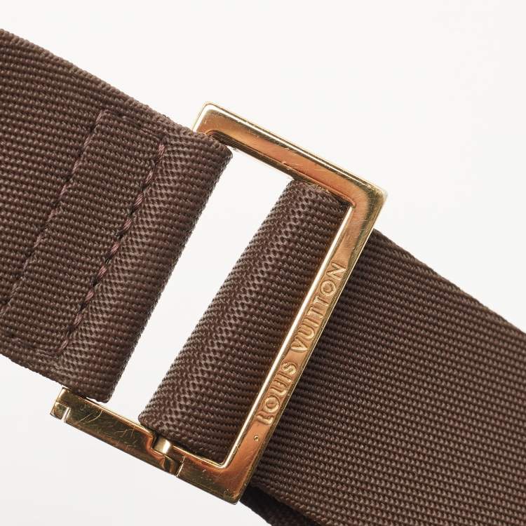 Pre Owned Louis Vuitton Damier Ebene Canvas Geronimos Belt Bag