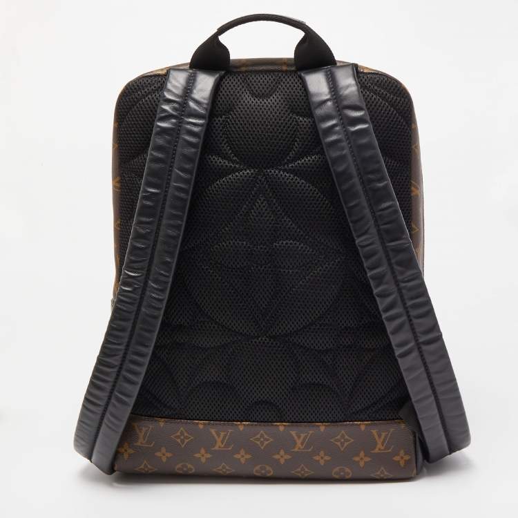Pre Owned Louis Vuitton Monogram Macassar Canvas Dean Backpack