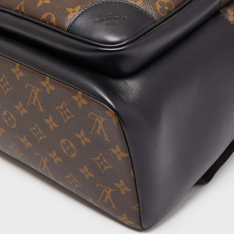 Pre Owned Louis Vuitton Monogram Macassar Canvas Dean Backpack