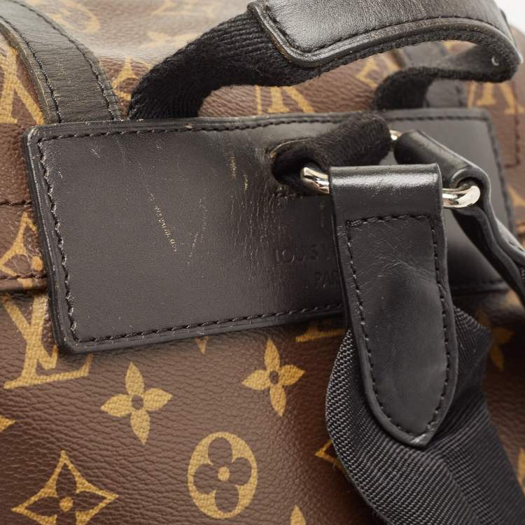 Pre Owned Louis Vuitton Monogram Macassar Canvas Christopher MM Backpack