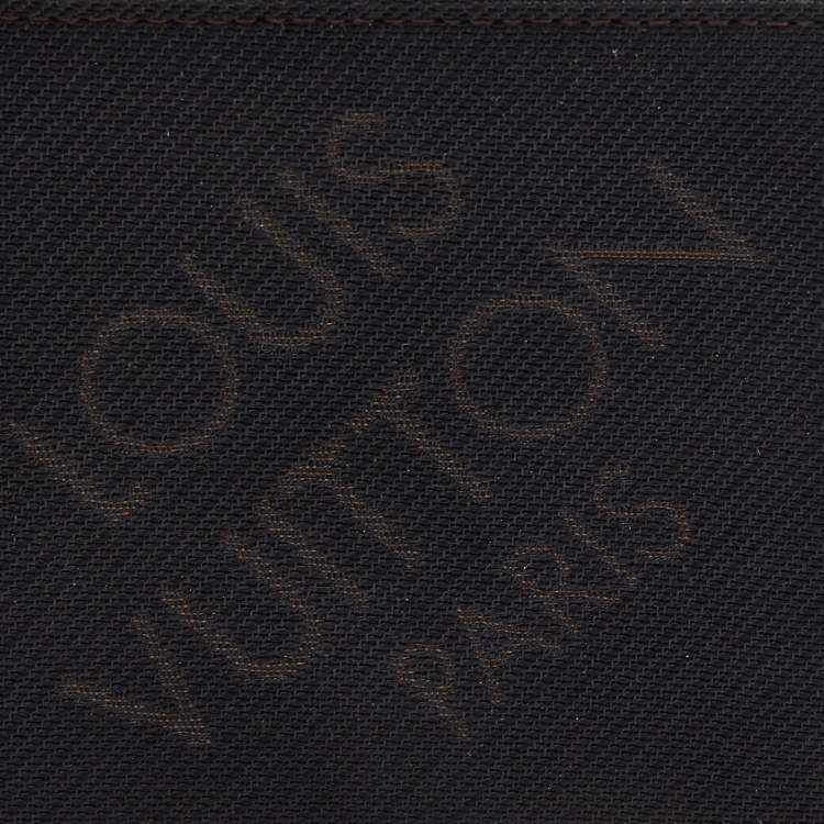 Pre Owned Louis Vuitton Black Damier Geant Canvas Bifold Wallet