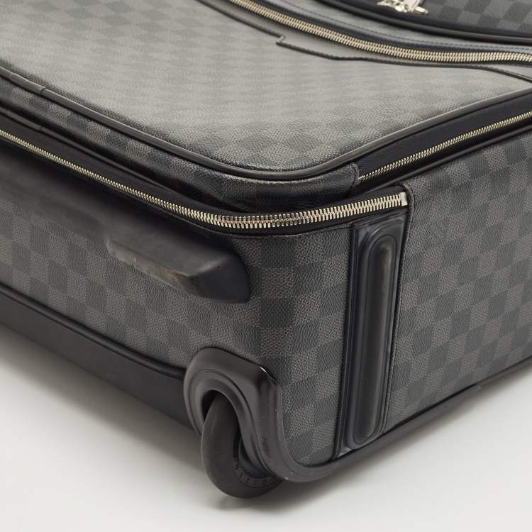 Pre Owned Louis Vuitton Damier Graphite Canvas Pegase Legere Business Suitcase 55