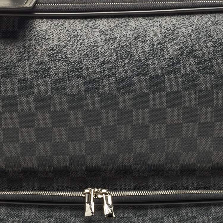 Pre Owned Louis Vuitton Damier Graphite Canvas Pegase Legere Business Suitcase 55
