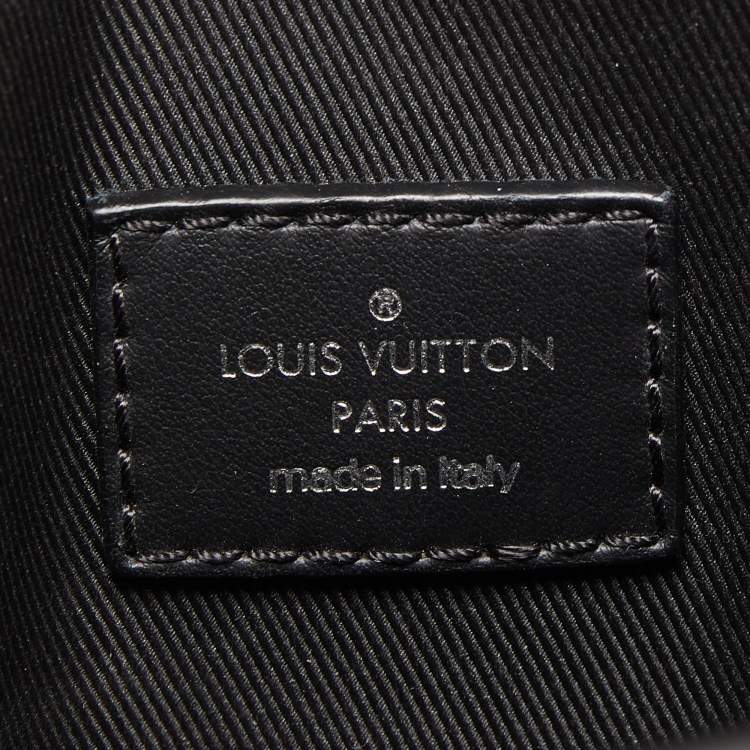 Pre Owned Louis Vuitton Pastel Black Monogram Amazone Messenger Bag