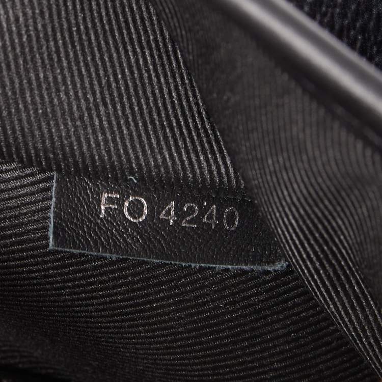 Pre Owned Louis Vuitton Pastel Black Monogram Amazone Messenger Bag