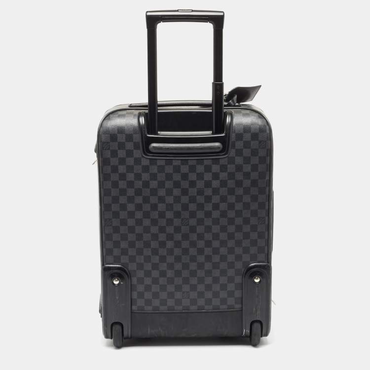 Pre Owned Louis Vuitton Damier Graphite Canvas Pegase 55 Luggage