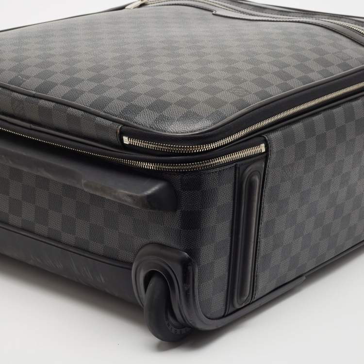 Pre Owned Louis Vuitton Damier Graphite Canvas Pegase 55 Luggage