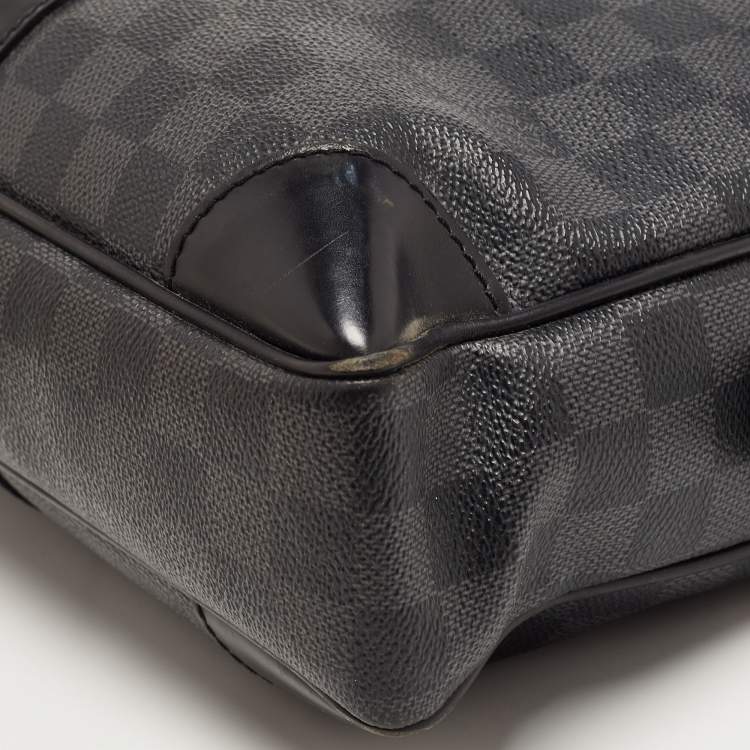 Pre Owned Louis Vuitton Damier Graphite Canvas Porte Documents Voyage GM Briefcase