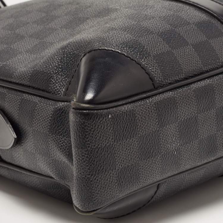 Pre Owned Louis Vuitton Damier Graphite Canvas Porte Documents Voyage GM Briefcase