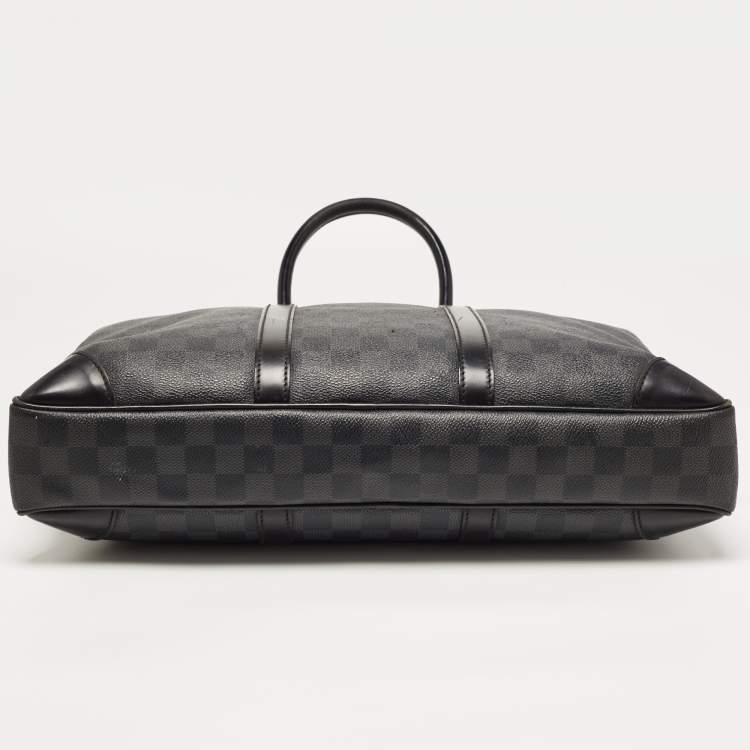 Pre Owned Louis Vuitton Damier Graphite Canvas Porte Documents Voyage GM Briefcase