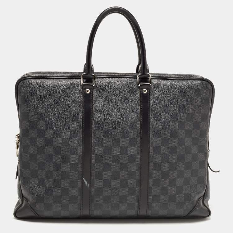 Louis Vuitton Damier Graphite Briefcase Backpack Bag