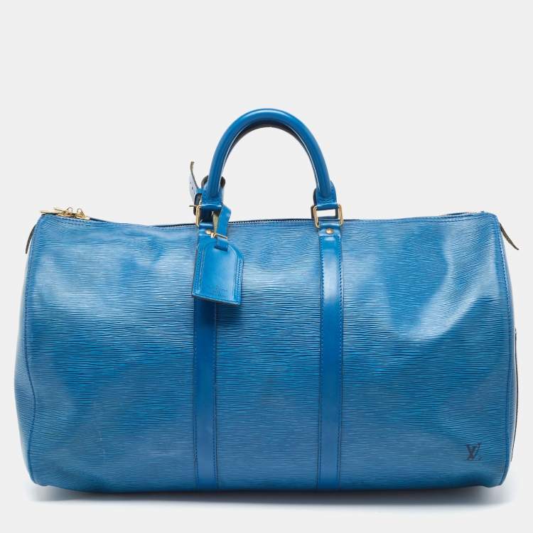 Louis Vuitton Leather Blue Bags for Men for sale