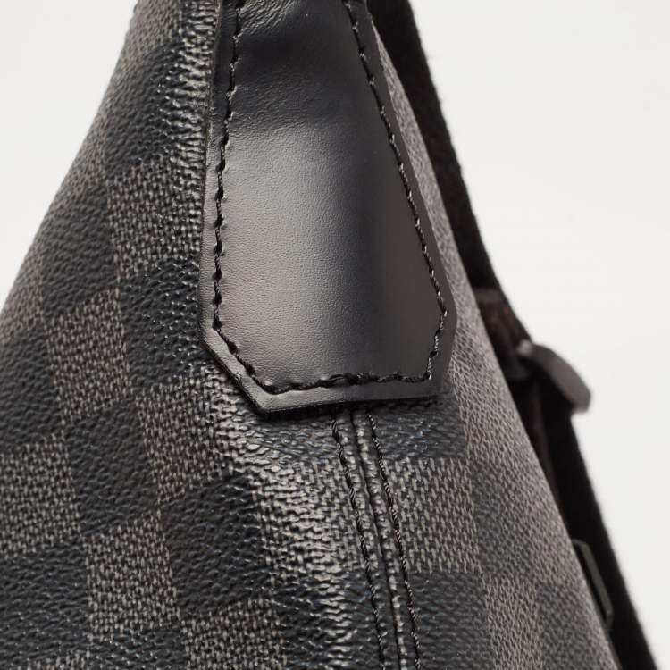 Pre Owned Louis Vuitton Damier Graphite Canvas Mick GM Bag
