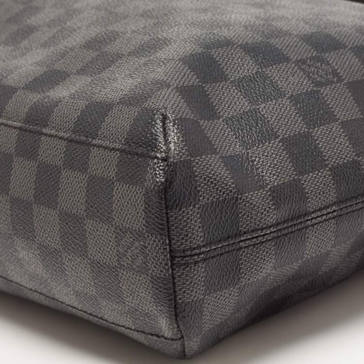 Pre Owned Louis Vuitton Damier Graphite Canvas Mick GM Bag