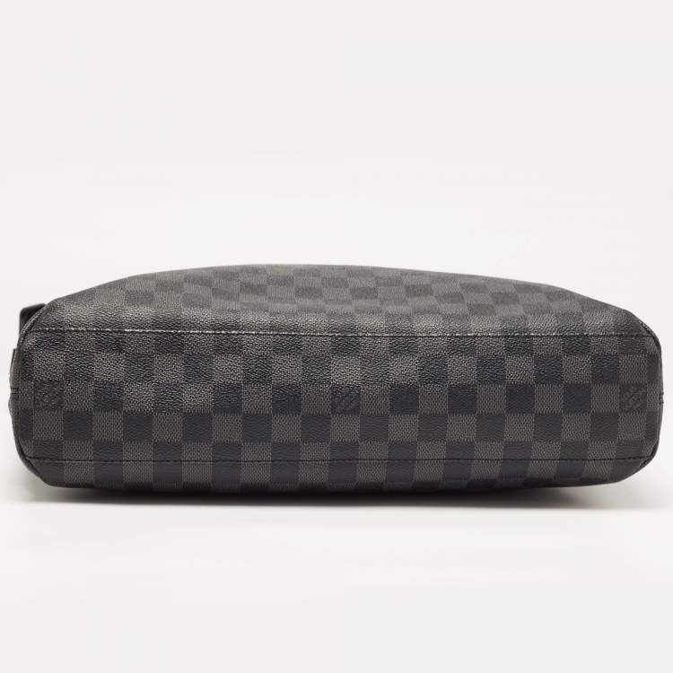 Pre Owned Louis Vuitton Damier Graphite Canvas Mick GM Bag