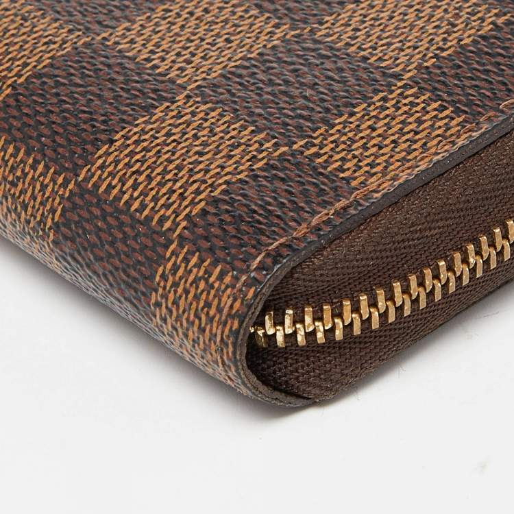 Pre Owned Louis Vuitton Damier Ebene Canvas Zippy Coin Purse