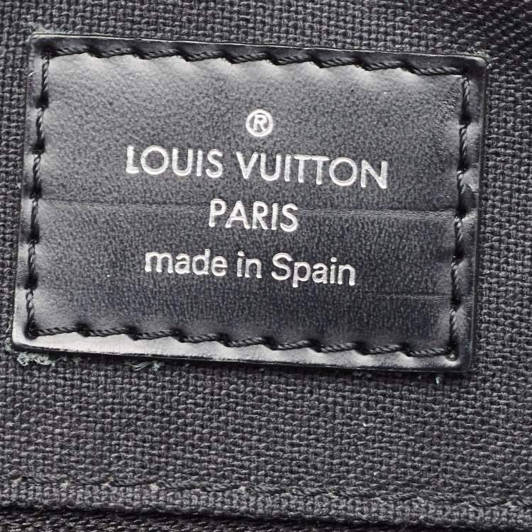 Pre Owned Louis Vuitton Black Epi Leather Sac De Ville Bourget Bag