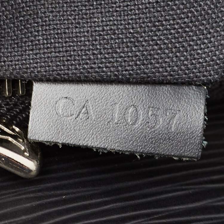 Pre Owned Louis Vuitton Black Epi Leather Sac De Ville Bourget Bag