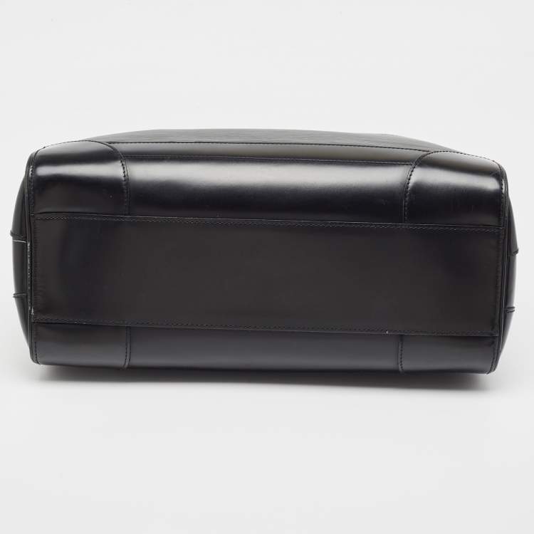 Pre Owned Louis Vuitton Black Epi Leather Sac De Ville Bourget Bag