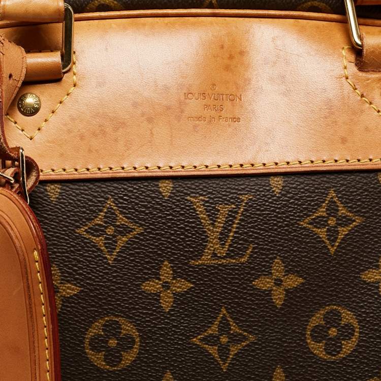 Pre Owned Louis Vuitton Monogram Canvas And Leather Alize 1 Poches Soft Suitcase