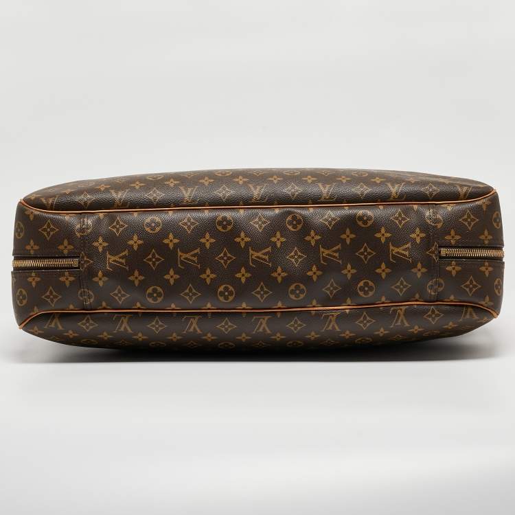 Pre Owned Louis Vuitton Monogram Canvas And Leather Alize 1 Poches Soft Suitcase